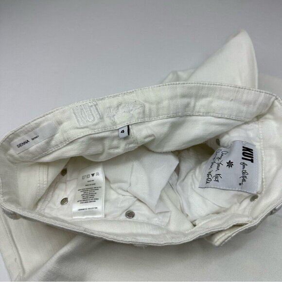 Kut From The Kloth‎ Women’s Off-White Sienna Mid-Rise Skinny Jeans 4/W30/L31.5 - Picture 8 of 14